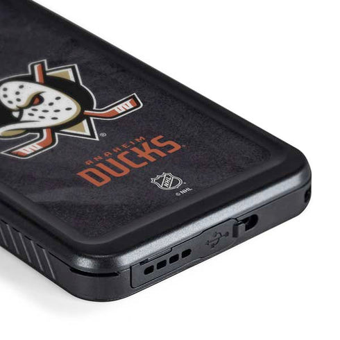 NHL Anaheim Ducks Distressed Galaxy S24 Waterproof Case